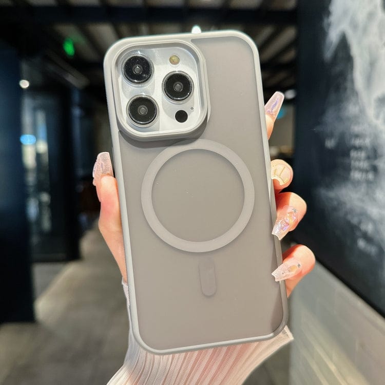 Transparent TPU Hybrid PC Magsafe Phone Case