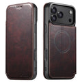 Suteni J05 Leather Magnetic MagSafe Phone Case