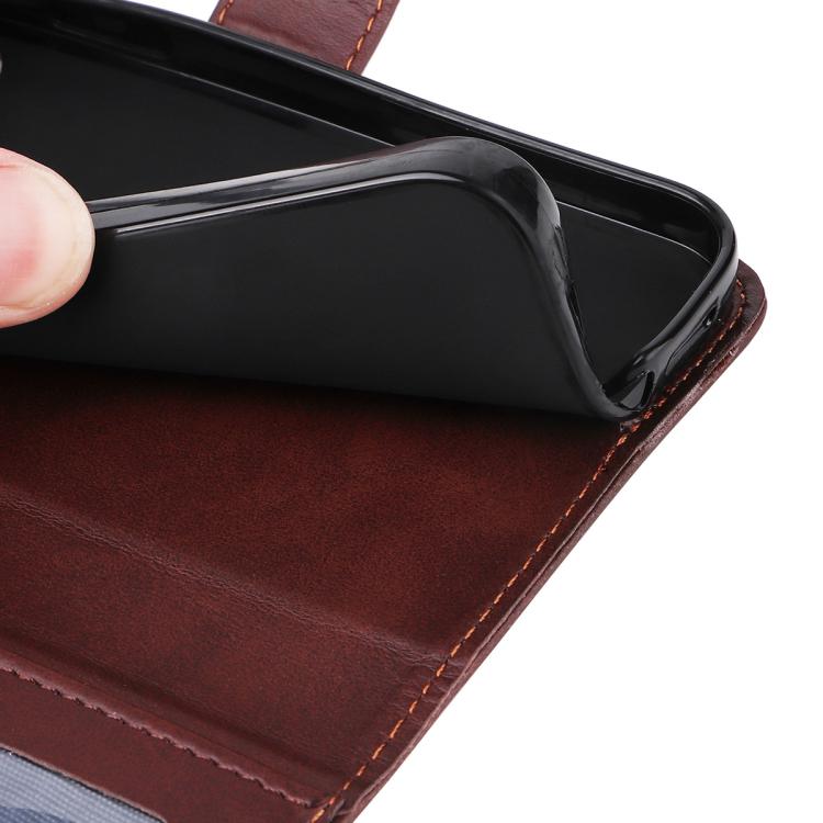 iPhone 17 Calf Texture Leather Wallet Case with Card Slot