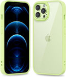 iPhone 16 Pro Transparent Hybrid Hard Shell Plastic & Soft Silicone Rubber Bumper