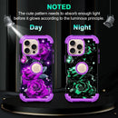 iPhone 16 Pro Case Glow Dark Three Layer Heavy Duty Shockproof Protection Hard Plastic Bumper+Soft Silicone Case