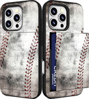 iPhone 16 Pro Case Cute Card Holder Slim Cases Paws Dog Craws