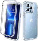 iPhone 16 Case, Full Body Rugged Case Touch Sensitive Anti - Scratch Screen Protector Pink