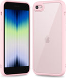 iPhone 16 Pro Transparent Hybrid Hard Shell Plastic & Soft Silicone Rubber Bumper