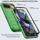 Google Pixel 9 Case Pro Case Protector Belt Clip Holster Body Cover with Kickstand Black