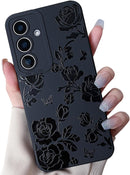Samsung Galaxy S25 Plus Flower Butterfly Soft Silicone Phone Case