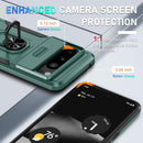 Google Pixel 8 Pro Case 2 Tempered Glass Screen Shockproof Protective Phone Cover Orange