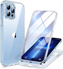 iPhone 16 Pro Case Full - Body Phone Built - in Glass Screen Protector Military