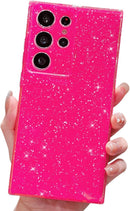 Samsung Galaxy S25 Ultra Bling Glitter Case – Thin Slim Shockproof Soft TPU Protective Cover with Sparkly Design for Girls