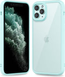 iPhone 16 Pro Transparent Hybrid Hard Shell Plastic & Soft Silicone Rubber Bumper