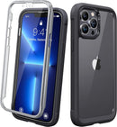 iPhone 16 Case, Full Body Rugged Case Touch Sensitive Anti - Scratch Screen Protector Pink