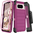 Google Pixel 9 Case Pro Case Protector Belt Clip Holster Body Cover with Kickstand Black