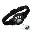 AirTag Cat Collar Holder Paw Print Silicone Case