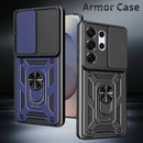 Armor Lens Protector Funda for Samsung Galaxy S26 Ultra plus Case Car Magnetic Ring Stand Shockproof Cover for Galaxys26 + S 26