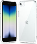 iPhone 16 Pro Transparent Hybrid Hard Shell Plastic & Soft Silicone Rubber Bumper