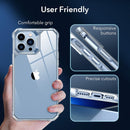 iPhone 16 Case Stand, 23FT Military Grade Drop Protection Heavy Duty Magnetic Phone Case Black