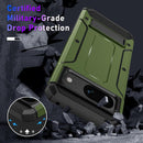 Pixel 8 Pro Screen Protector (6.7 - Inch) Dual Layer Heavy Duty Shockproof Protective Case - Army Green