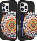 iPhone 16 Pro Case Cute Card Holder Slim Cases Paws Dog Craws