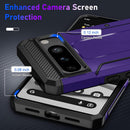 Pixel 8 Pro Screen Protector (6.7 - Inch) Dual Layer Heavy Duty Shockproof Protective Case - Army Green