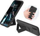 Case for iPhone 16 with Vertical Kickstand + Flexible Soft Liquid Silicone Protective Cover