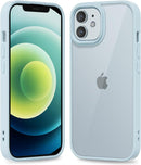 iPhone 16 Pro Transparent Hybrid Hard Shell Plastic & Soft Silicone Rubber Bumper