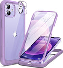 iPhone 16 Pro Case Full - Body Phone Built - in Glass Screen Protector Military