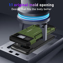 Pixel 8 Pro Screen Protector (6.7 - Inch) Dual Layer Heavy Duty Shockproof Protective Case - Army Green