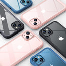 iPhone 16 Case, Full Body Rugged Case Touch Sensitive Anti - Scratch Screen Protector Pink