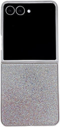Bling bling Case for Samsung Galaxy Z Flip 7 Diamond Design Folding Protective Phone Cover for Girls