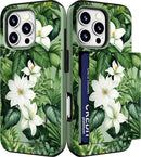 iPhone 16 Pro Case Cute Card Holder Slim Cases Paws Dog Craws