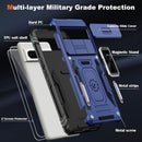 Google Pixel 9 Case Pro Case Protector Belt Clip Holster Body Cover with Kickstand Black