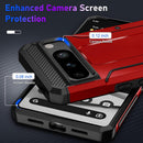 Pixel 8 Pro Screen Protector (6.7 - Inch) Dual Layer Heavy Duty Shockproof Protective Case - Army Green