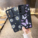 Samsung Galaxy S25 Plus Flower Butterfly Soft Silicone Phone Case