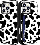 iPhone 16 Pro Case Cute Card Holder Slim Cases Paws Dog Craws