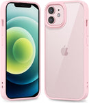 iPhone 16 Pro Transparent Hybrid Hard Shell Plastic & Soft Silicone Rubber Bumper