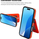 iPhone 16 Case Wallet Credit Card Holder Heavy Duty Protective Cover 16 6.1 Inch Mint Green