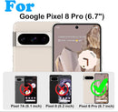 Google Pixel 9 Case Pro Case Protector Belt Clip Holster Body Cover with Kickstand Black