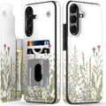 Galaxy S25 Card Slots Kickstand Protective Phone Case