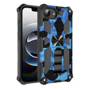 Camouflage Armor Kickstand TPU + PC Magnetic Phone Case