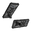 Camouflage Armor Kickstand TPU + PC Magnetic Phone Case