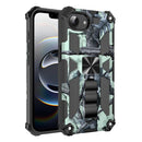 Camouflage Armor Kickstand TPU + PC Magnetic Phone Case