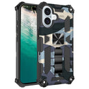 Camouflage Armor Kickstand TPU + PC Magnetic Phone Case