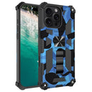 Camouflage Armor Kickstand TPU + PC Magnetic Phone Case