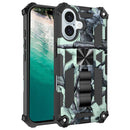 Camouflage Armor Kickstand TPU + PC Magnetic Phone Case