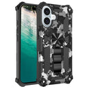 Camouflage Armor Kickstand TPU + PC Magnetic Phone Case