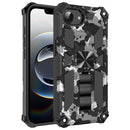 Camouflage Armor Kickstand TPU + PC Magnetic Phone Case