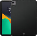 Case Compatible with Apple Ipad Pro 13" (2024) Case - Soft TPU Back Protector Cover for Tablet - Black/Transparent