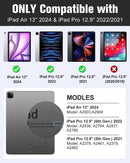Case Compatible with Ipad Air 13 Inch M2 Case 2024/ Ipad Pro 12.9 (6Th/5Th Gen 2022/2021)