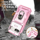 Case for Google Pixel 9A with Camera Cover & Magnetic Kickstand [2 Screen Protector],Military Shockproof Case for Google Pixel 9A 2025,Pink