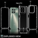 Case for Honor X6B, JDY - LX1 Case with Tempered Glass Screen Protector, Heavy Duty Full Body 3 Layer Protective